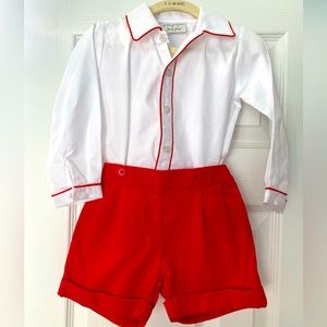 Rachel Riley Boy’s Short and Shirt Set